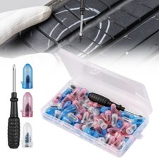 85Pcs Tyre Repair Kit Screw Rubber Nail with Screwdriver Car Puncture Repair kit