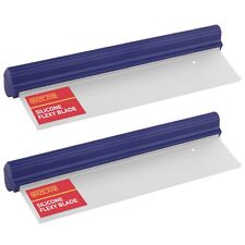 2 x GADLANE Flexy Water Blade Soft Silicone Car Squeegee Glass Window 30cm Clean