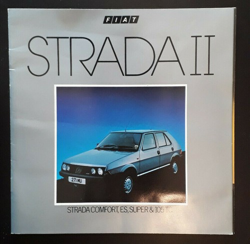 Fiat strada brochure 1983 - brochure,