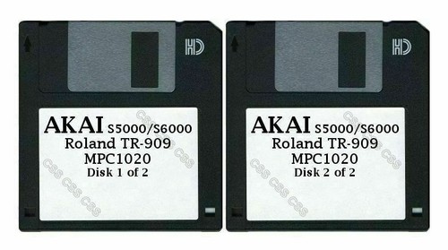Akai s5000 s6000 set of - /,