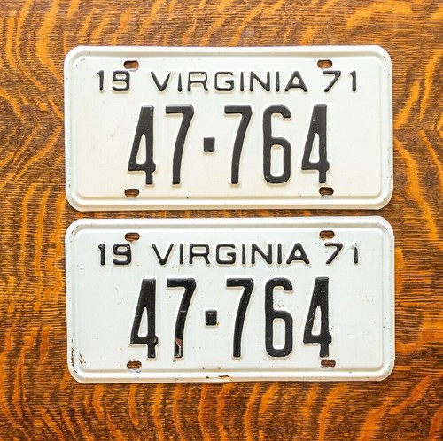 1971 virginia license - 1971,