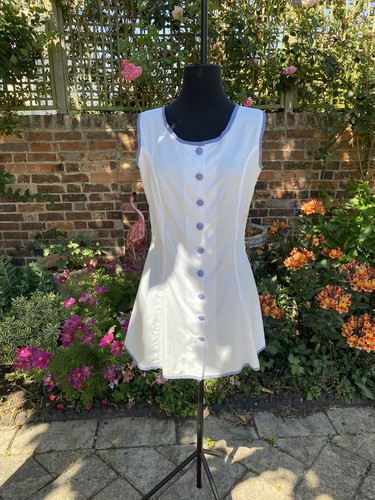 White cotton tennis dress size - dress,
