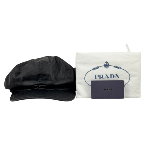 Prada black nylon - black, newsboy
