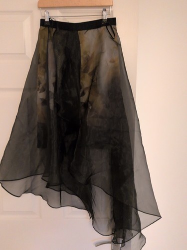Black organza with beautiful - black,