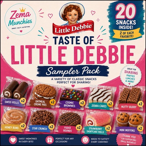 Little debbie snack - 20, cake