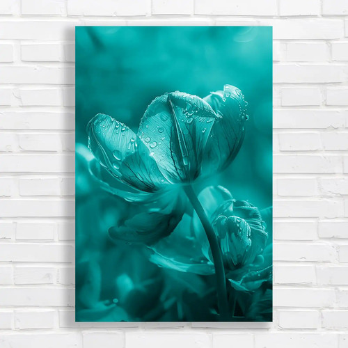 Vibrant floral dreamy tulip - vibrant,