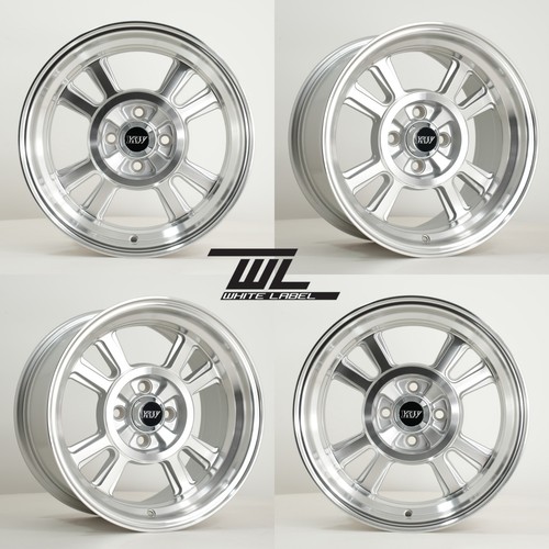 White label fours 15x8 - white, 15x8.25j