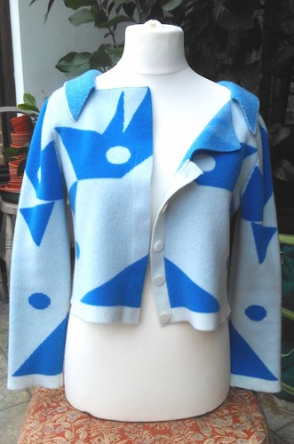 Coletti cashmere jacket blue - jacket, &