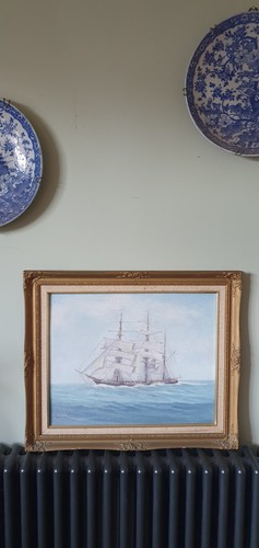 Vintage oil painting - oil, by