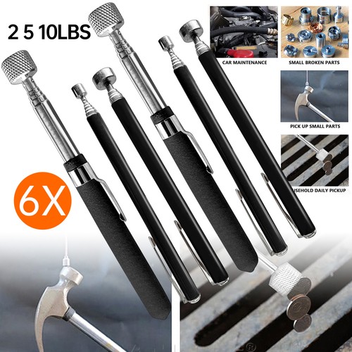 6pack magnetic retractable pen - 6pack,