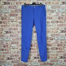 Nike Golf Trousers 32 Bright Blue Modern Fit Straight W32 L32 Dri-Fit 725682-480