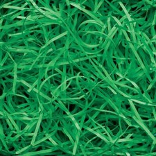 GREEN SHREDDED TISSUE HAMPER