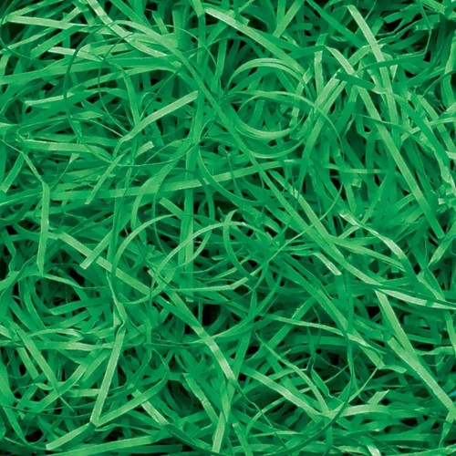 Green shredded tissue hamper - green,