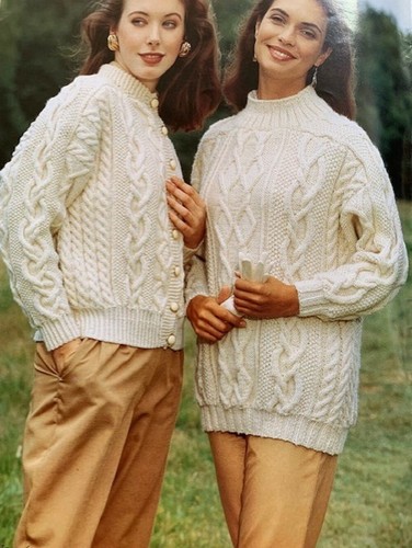 Knitting pattern ladies aran - knitting,