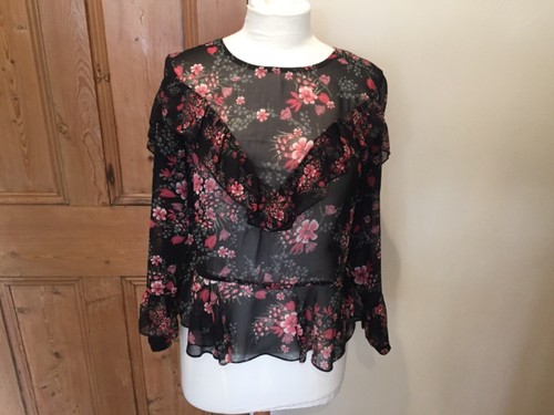 Zara floral top - zara,