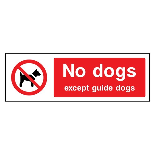 Dogs except guide - dogs,