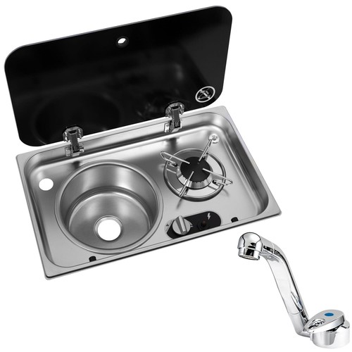Navy load sink hob - &, cold