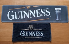 2 vintage Guinness Bar Drip Mats / Runners