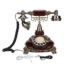 Royal Vintage Telephone One-Click Answer Antique Desk Phone For Home Office For