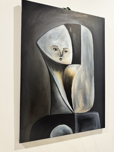 Picasso inspired hand painted - picasso-inspired, hand-painted