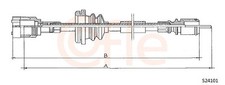 COFLE 92.S24101 Speedometer