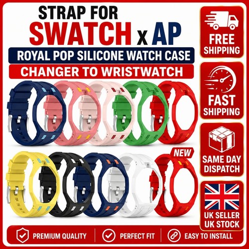 Strap for swatch - strap, royal