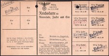 Food rations coupons 1940 - ,