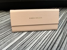 Karen Millen Blush Pink Triangular Glasses Case