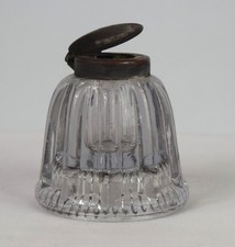 Vintage Glass Ink Pot Art Deco