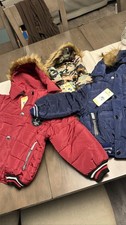 Boys Puffer Jacket Red Blue