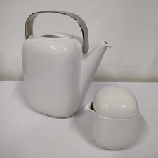 Rosenthal Suomi Studio Line White Porcelain Coffee Tea Pot & Lidded Jug Creamer