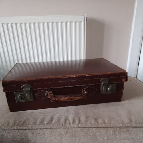 Real cow hide vintage - real, suitcase