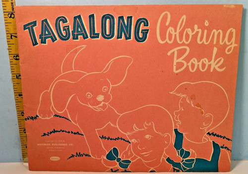 1956 tagalong coloring book - tagalong,