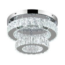 LED Crystal Ceiling Light