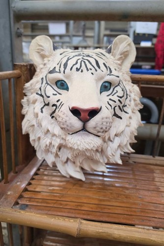 Unusual vintage white tiger - unusual,