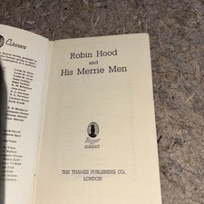 ROBIN HOOD AND HIS MERRIE MEN (1950s) vintage hardback book  REGENT CLASSICS