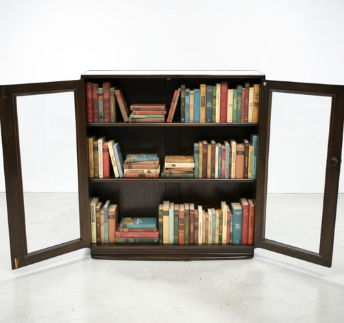 Ercol wide medium - medium, bookcase