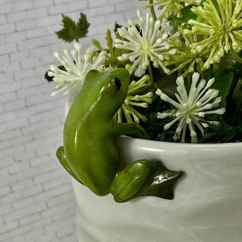 Realistic frog pot - realistic,