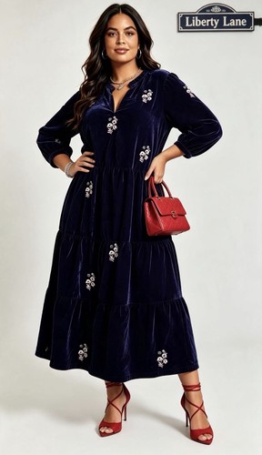 Monsoon dress velvet - monsoon,