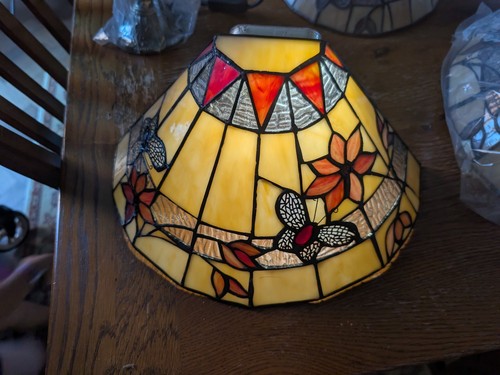 Tiffany wall lamp antique - wall,