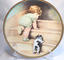 Porcelain Plate "On The Up and