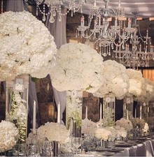 Centerpieces Crystal Chandelier,Martini Glass,Vase from £25.00 Hire ONLY