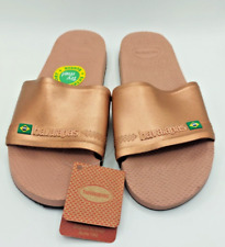 HAVAIANAS SLIDERS with Brasil Logo EU Size 37/38 B65