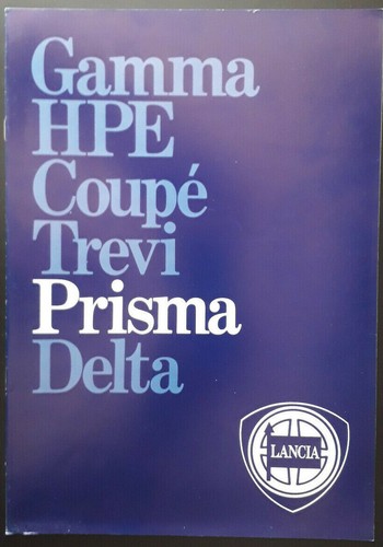 Lancia prisma brochure 1982 - prisma,