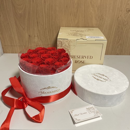 Roses suede box for - , in