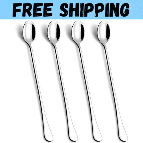 Inch long handle spoon - 9.5-inch,