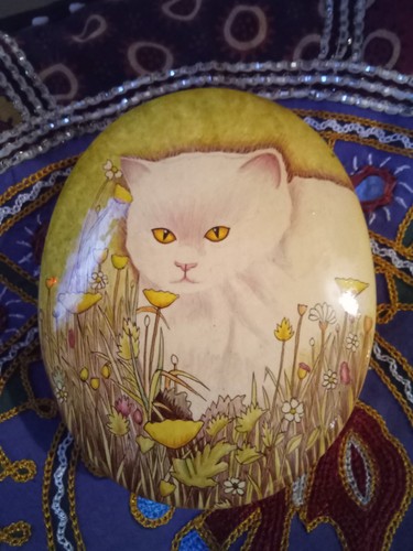 Vintage kashmiri papier mache - papier,