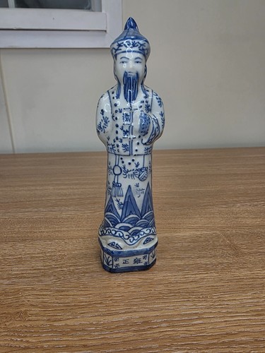 Vintage chinese blue white - vintage,