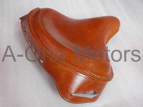 Police solo seat harley tan - police,