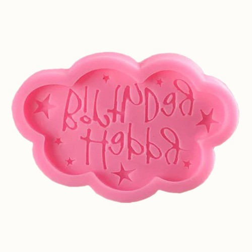 Round baking mold happy - mold,